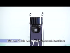 수직 3중 사고 방식 다이오드 레이저 모발 제거 고통이 없는 소프라노 기계