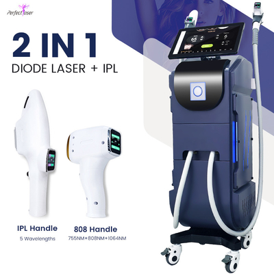 USA Bar Skin Rejuvenation Ipl + Diode Laser Laser Hair Remover Device with Ce / Fda