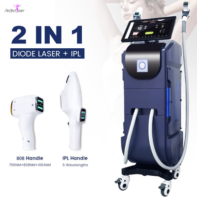 CE/FDA Quality Skin Care Photorejuvenation Ipl + 808Nm Diode Laser Hair Removal Machine