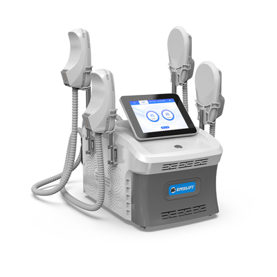 5000W Fat Burning Machine Ems White Or Black 4 Handles 8 Languages Available For Body Sculpting