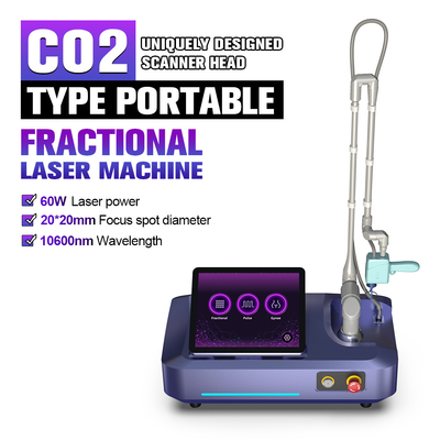 60W Co2 Laser Machine With 10600nm Wavelength RF Tube And 7 Articulated Arms
