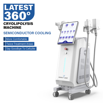 4 Handles Cryolipolysis Weight Loss Machine With Adjustable Cooling System