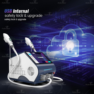 Skin Rejuvenation IPL Laser Hair Removal Machine 1300nm 550nm 500nm Wavelength