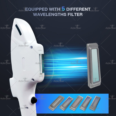 IPL Opt SHR Hair Removal Machine 50HZ - 60HZ For Skin Rejuvenation Tattoo Removal