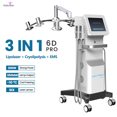 8 Inches Color Touch Screen Body Slimming Machine Lipo Laser For Cellulite Reduction