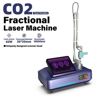 60W Quality Infrared Aming Stretch Mark Removal Fractionnel CO2 Laser Beauty Machine
