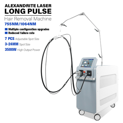 New Alexandrite Laser Hair Removal Machine With Upgraded Energy Supply Water Tank Crystal Lens