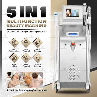Rf Skin Lift Ipl Laser Nd Yag Tattoo Removal Beauty Machine For Hair Removal Skin Rejuvenation