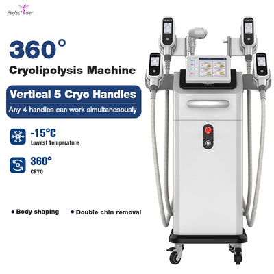 40KHz Cavitation Frequency Cryolipolysis Slimming Machine With RF Energy 1-10j/Cm Sup2